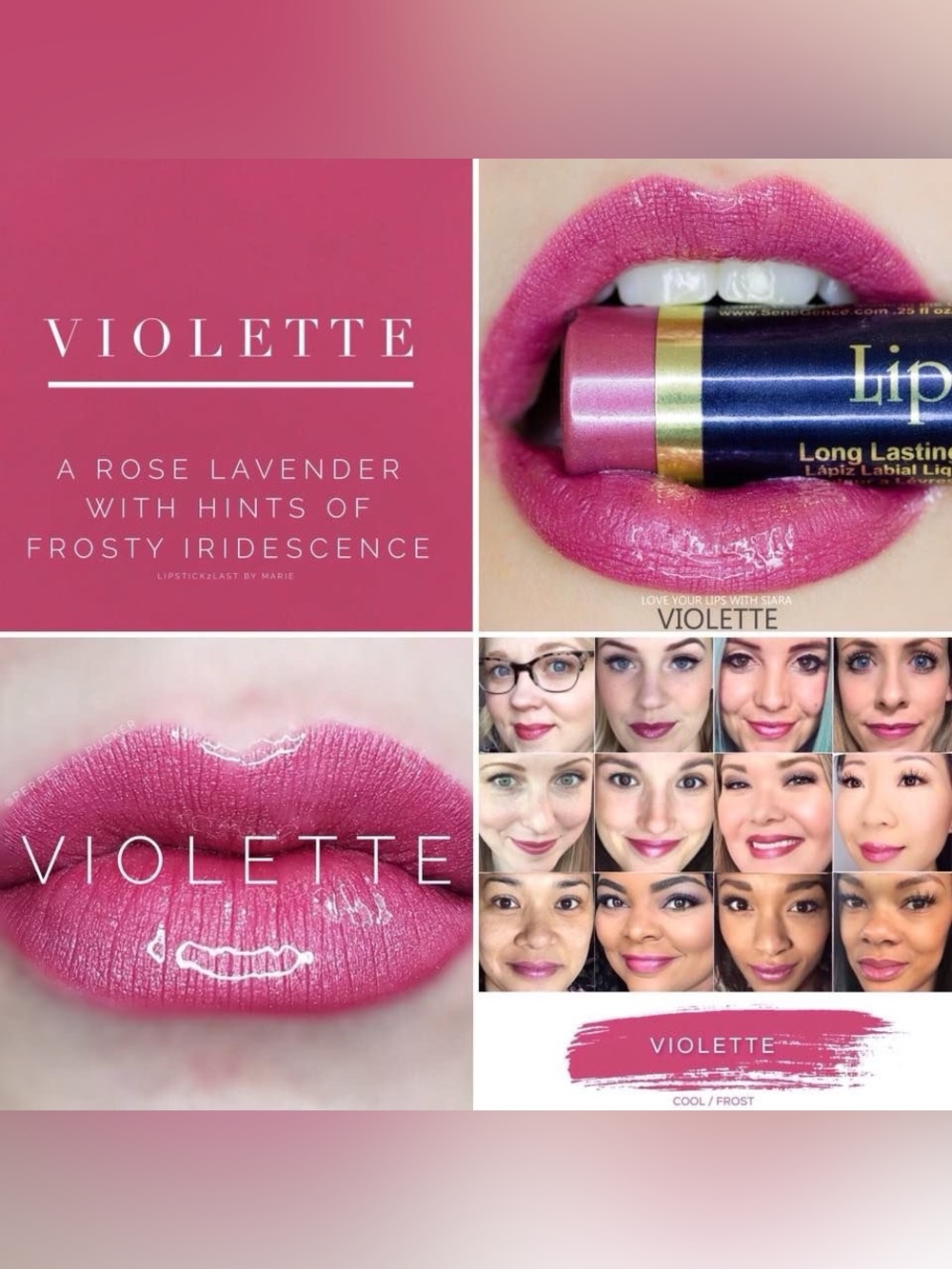 LipSense Violette Rose Lavender Frost Lip Color